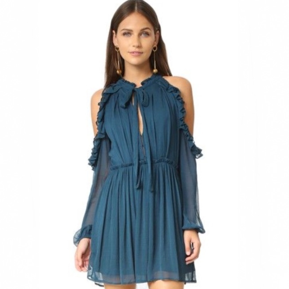 Free People You and I Cold Shoulder Mini Dress